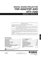 Yamaha HTY-7040 - Service Manual 